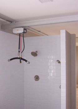 Ceiling Patient Lifter from bedroom to shower in Twin Cities area