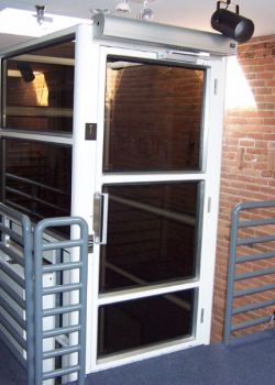 Wheelchair Lift Plexiglas Enclosure